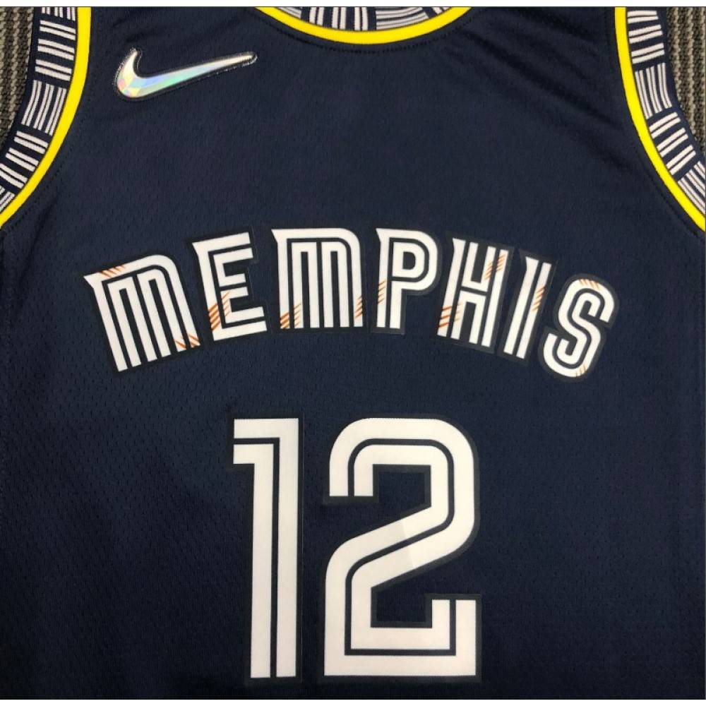 Memphis Grizzlies Ja Morant #12 Black 2021/22 Diamond Swingman Jersey - City Edition-Pro Kit Vault | Brand New 26/27 Sports Jerseys